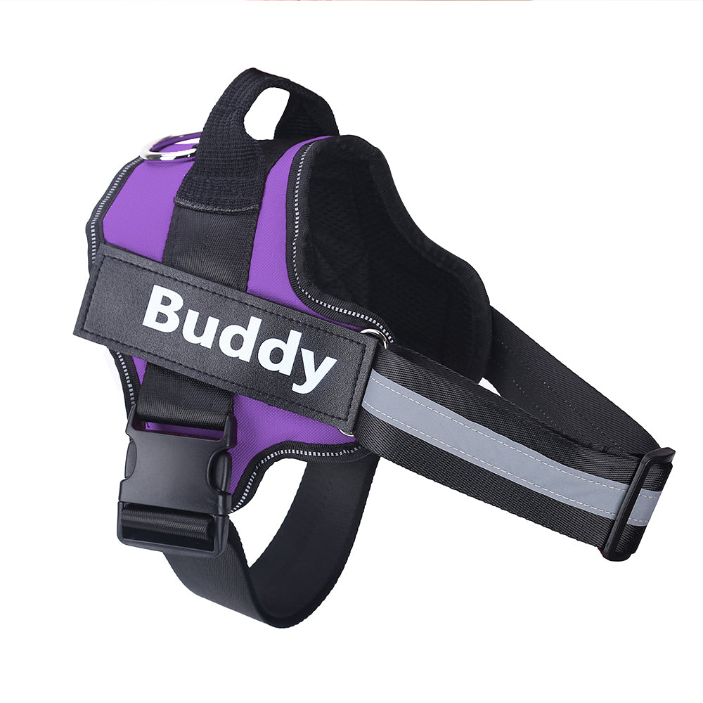 Personalized  NO PULL  Pet Harness Vest For Small Large Dog Custom Patch Pet Supplies
