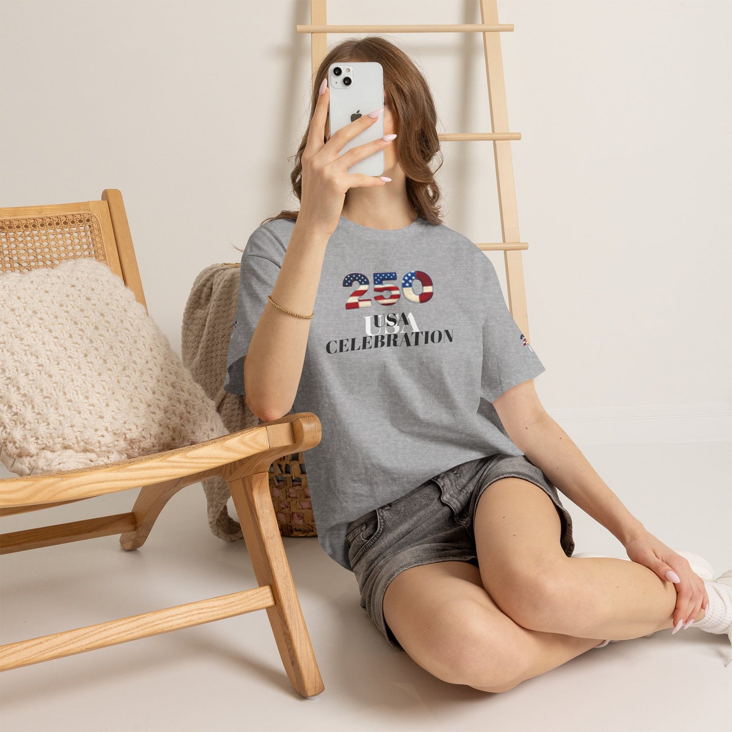 250 USA Celebration T‑Shirt — Patriotic 4th of July Tee