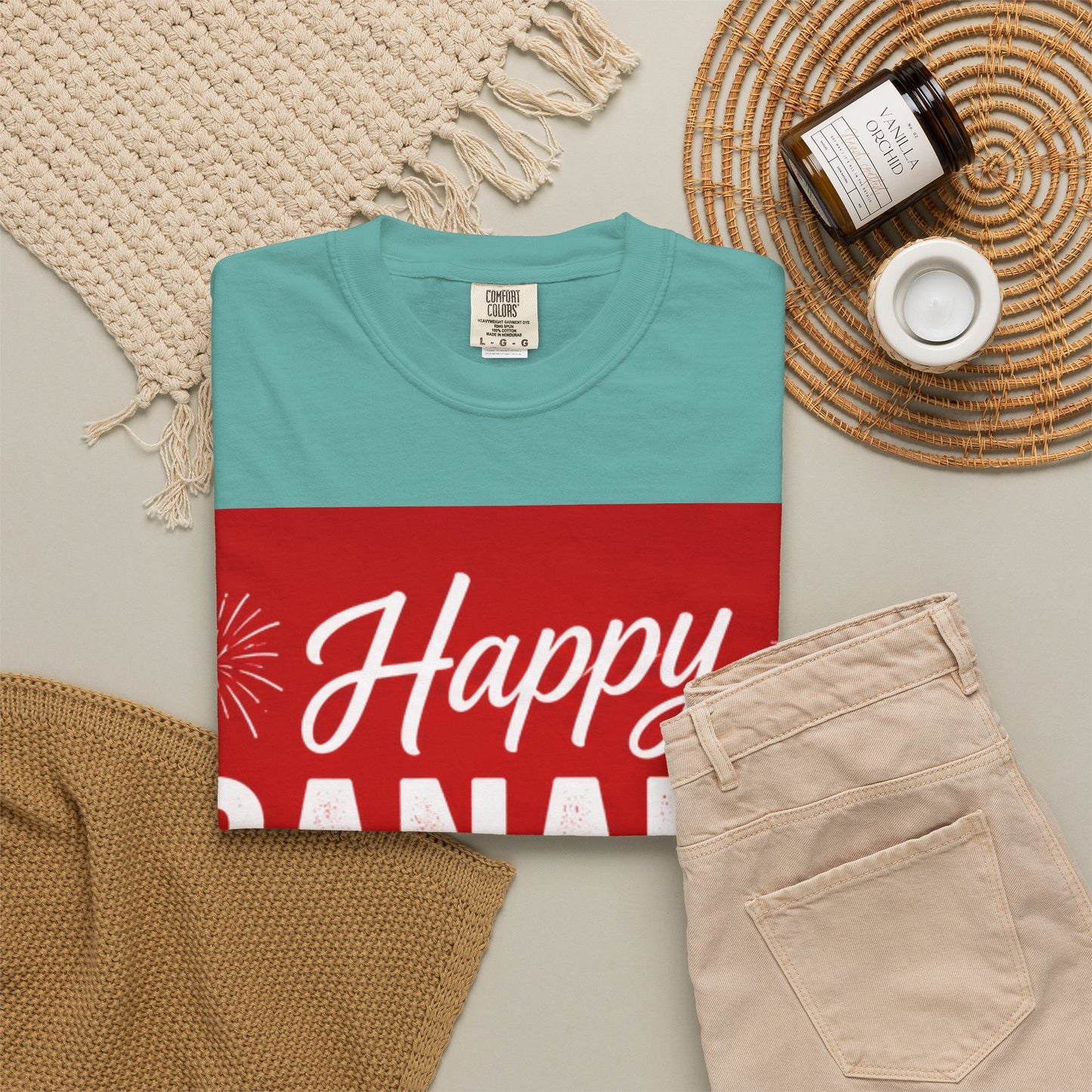 Happy Canada Day T-Shirt — Red Maple Leaf Canada Day Tee