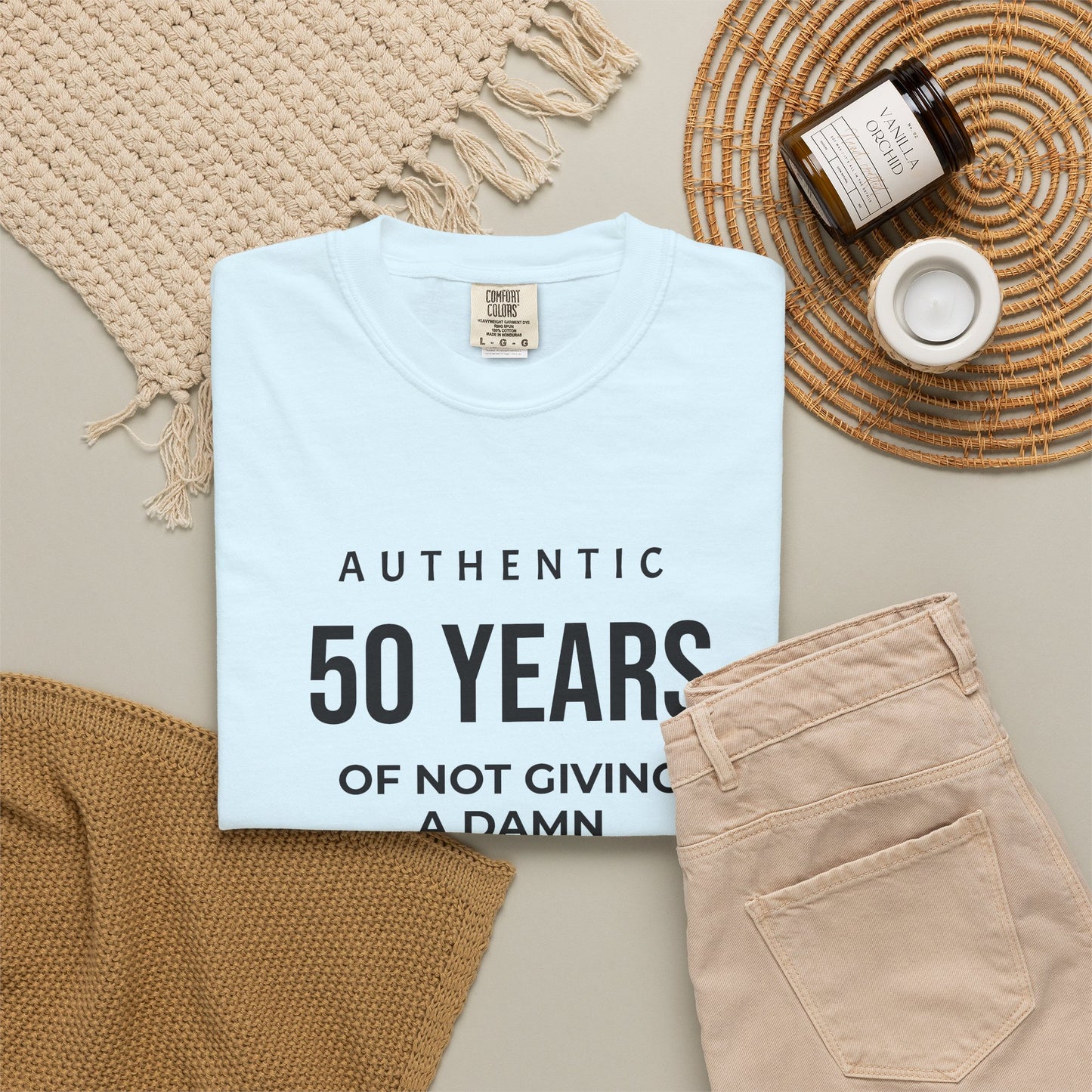 50 Years of Not Giving a Damn T-Shirt — Funny 50th Birthday Tee