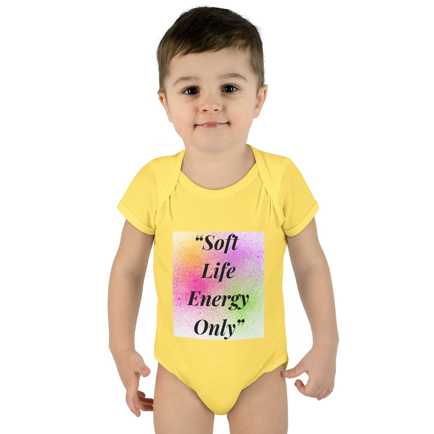 Cute Soft Life Energy Only Baby Bodysuit