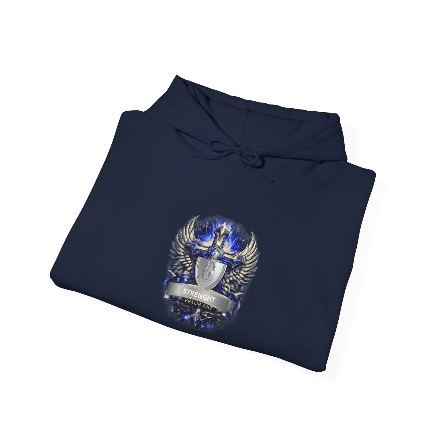 Knight Helmet Crest Hoodie — Medieval Armor Emblem Sweatshirt