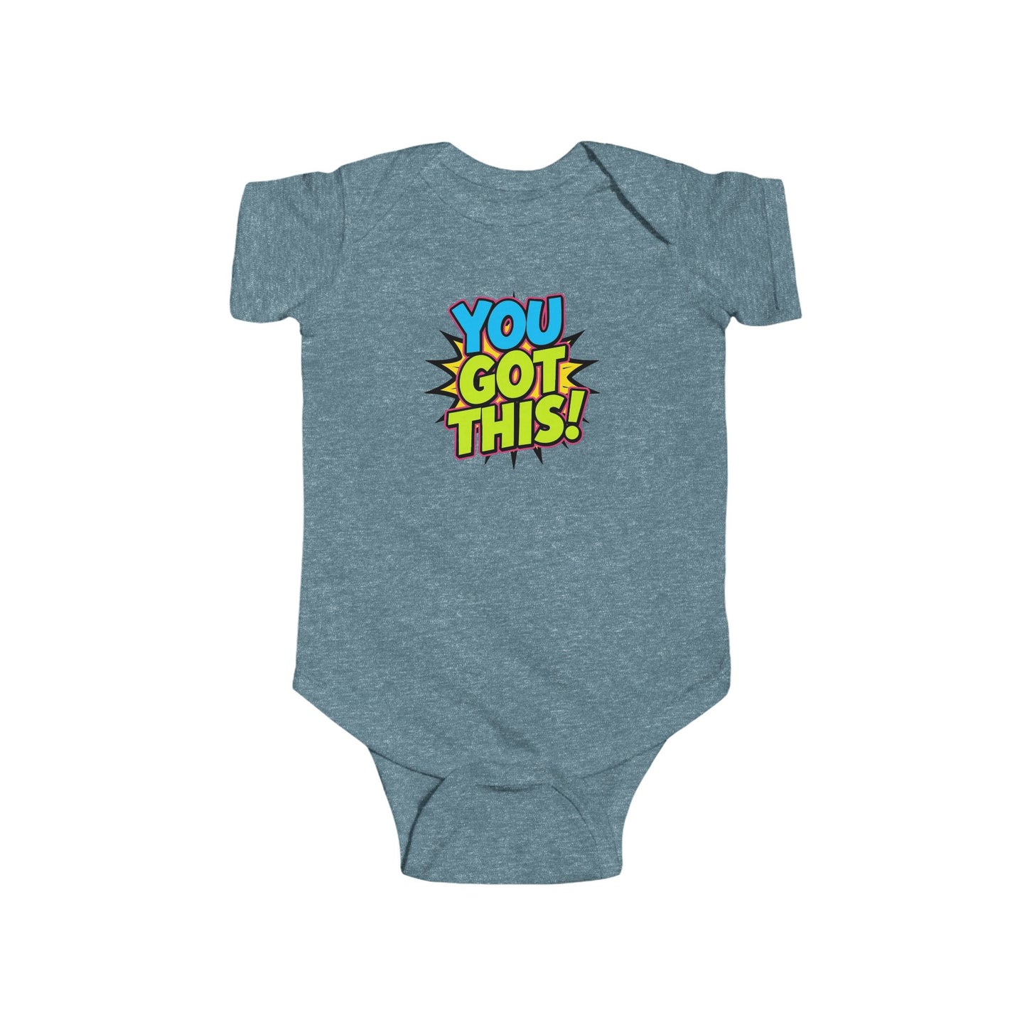 Infant Bodysuit - "You Got This!" Cute Pop Art Baby Onesie
