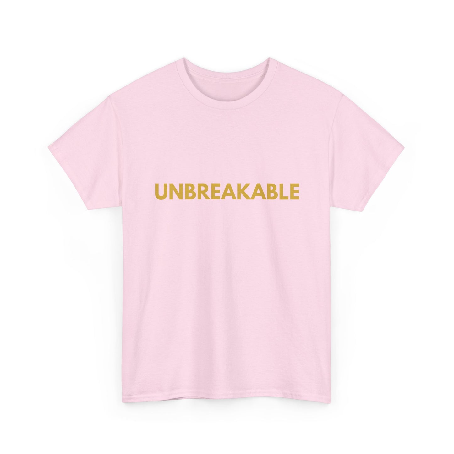 Unbreakable Tee — Minimal Bold Statement T‑Shirt