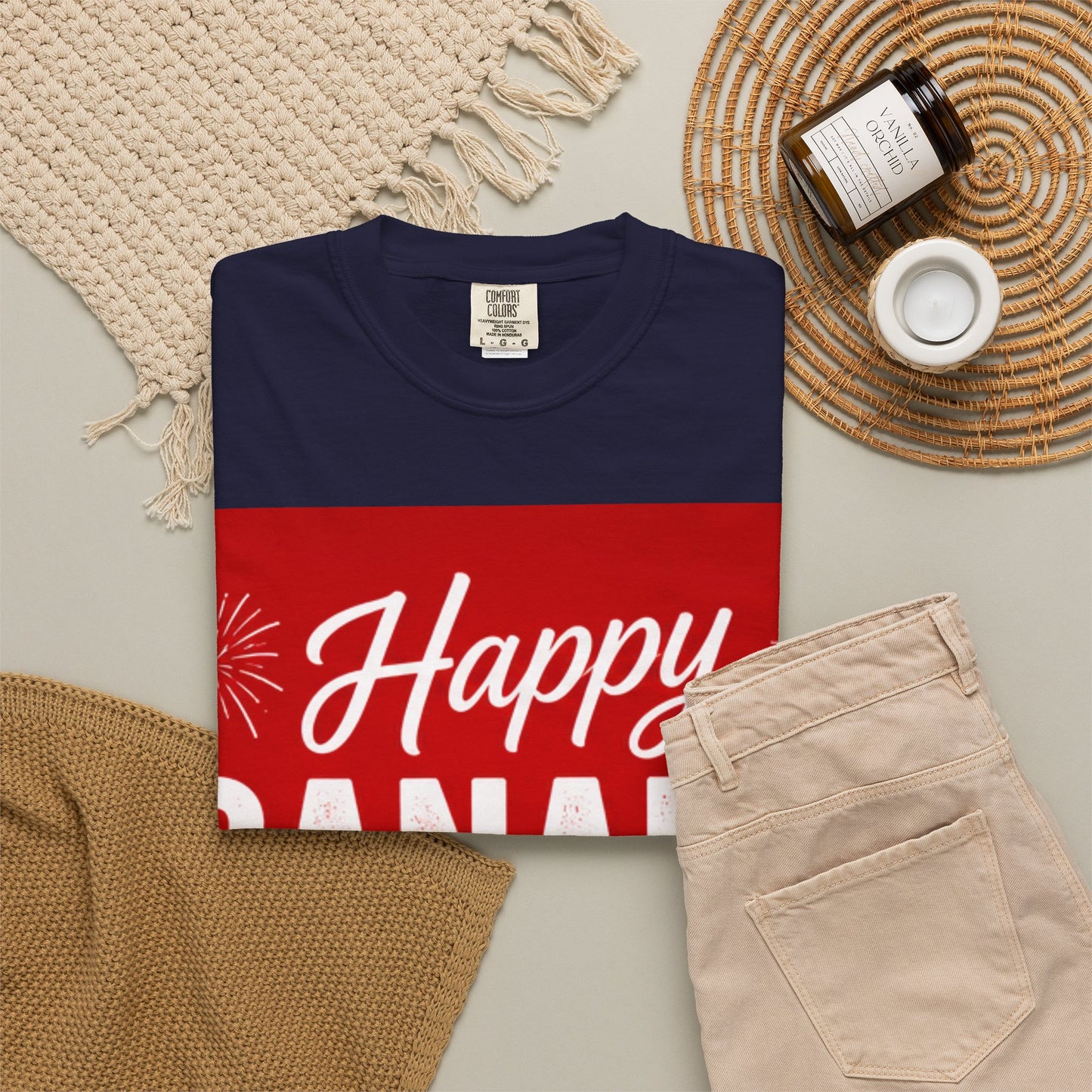 Happy Canada Day T-Shirt — Red Maple Leaf Canada Day Tee