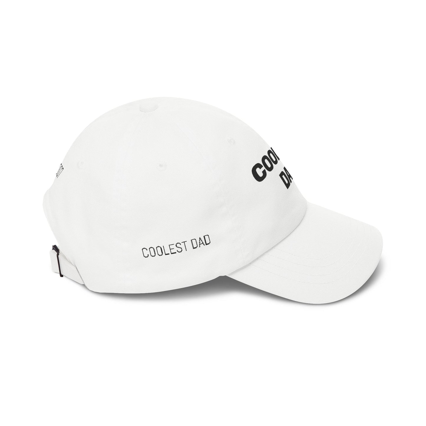 Coolest Dad Embroidered Cap — 'Coolest Dad' Front & 'EST 2007' Back