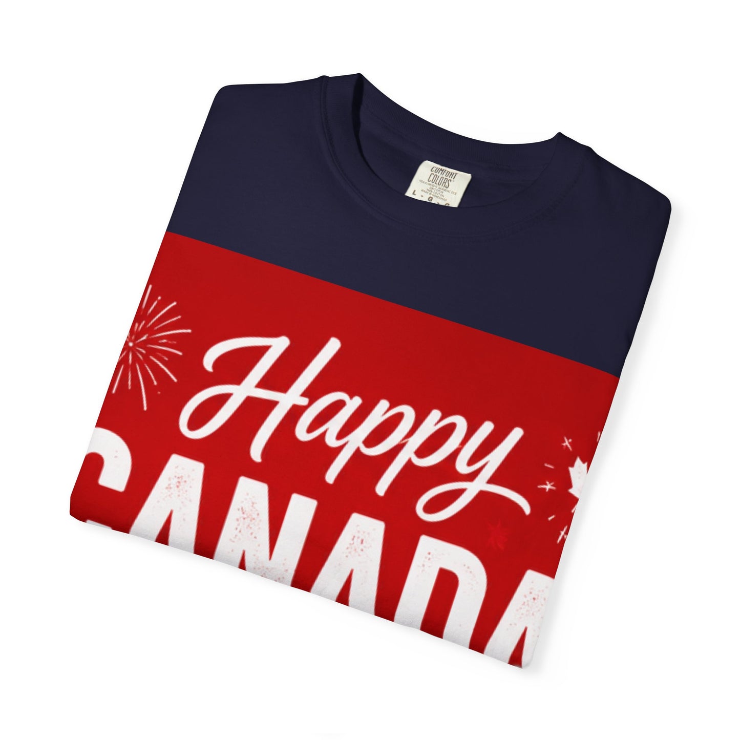 Happy Canada Day T-Shirt — Red Maple Leaf Canada Day Tee