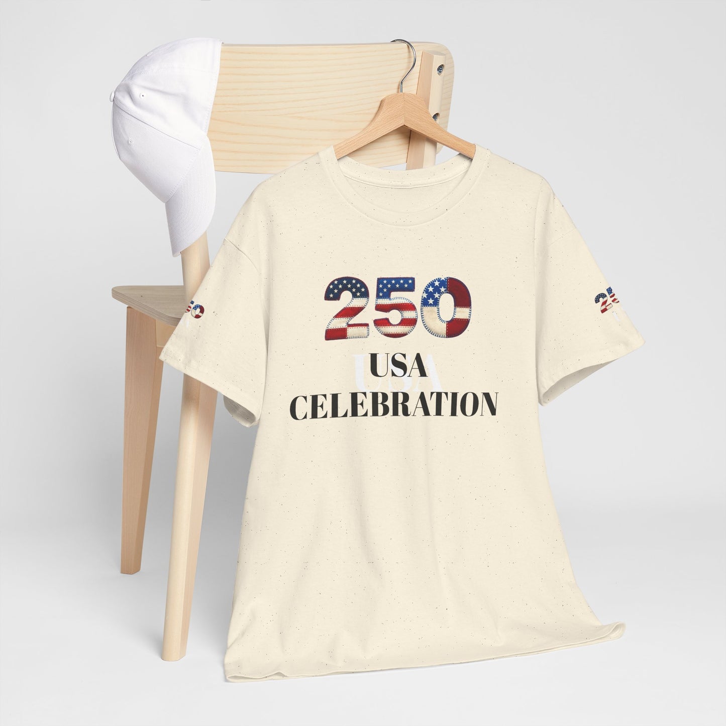 250 USA Celebration T‑Shirt — Patriotic 4th of July Tee