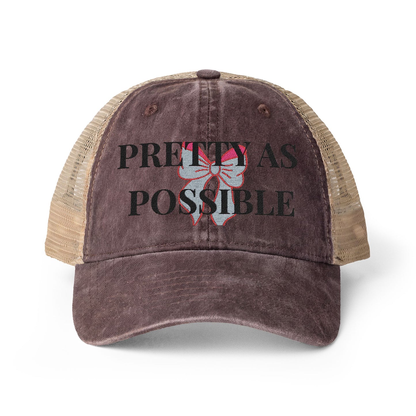 Women's Washed Mesh-Back Cap