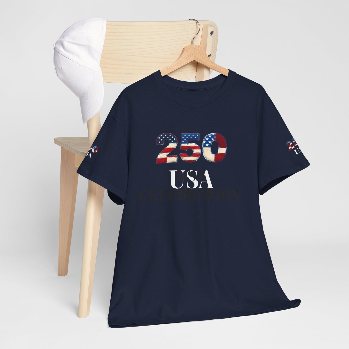 250 USA Celebration T‑Shirt — Patriotic 4th of July Tee