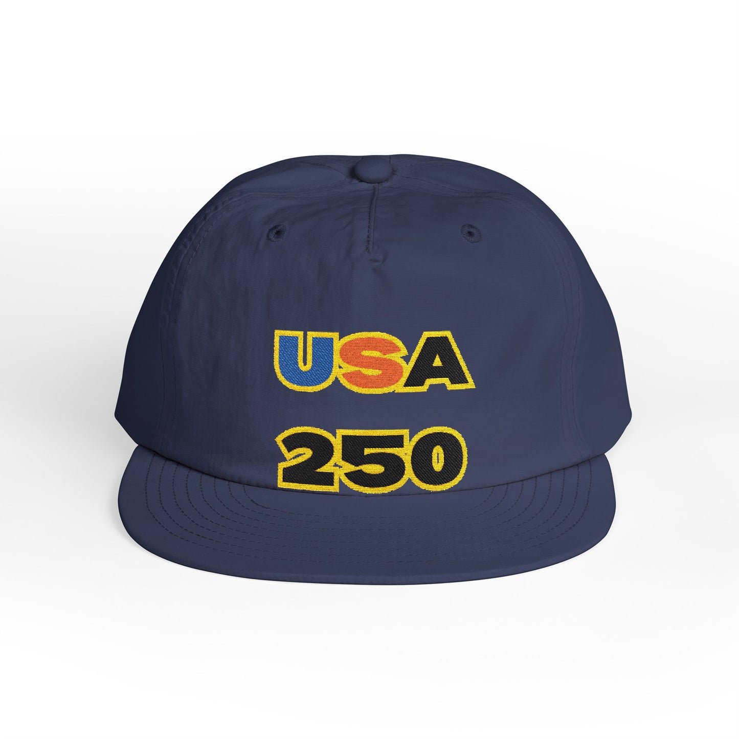 USA 250 Surf Cap | Embroidered Trucker Hat, White Snapback