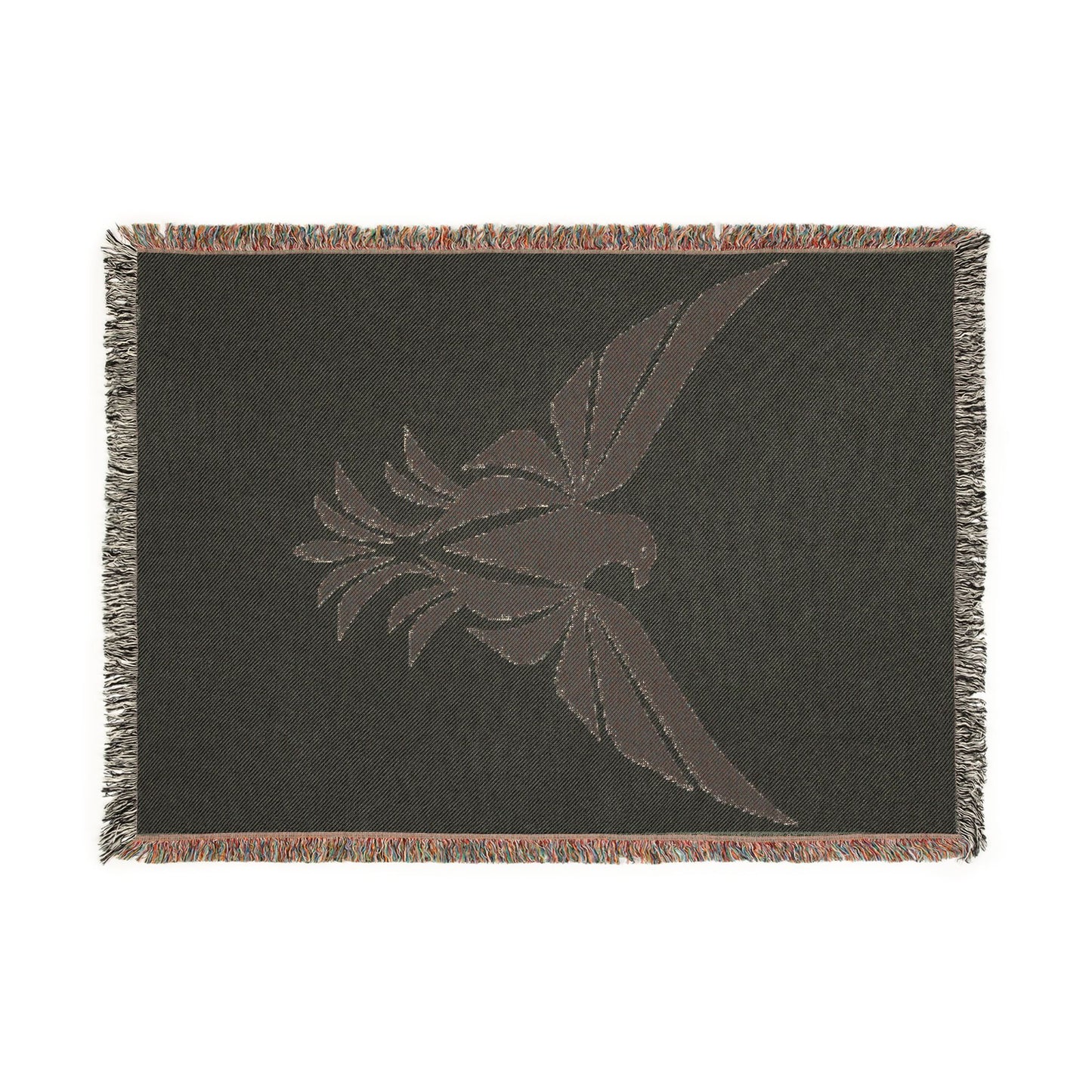 Tribal Eagle Woven Blanket | Southwestern Bird Throw