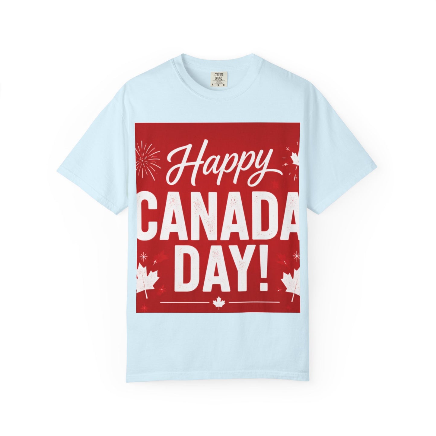 Happy Canada Day T-Shirt — Red Maple Leaf Canada Day Tee