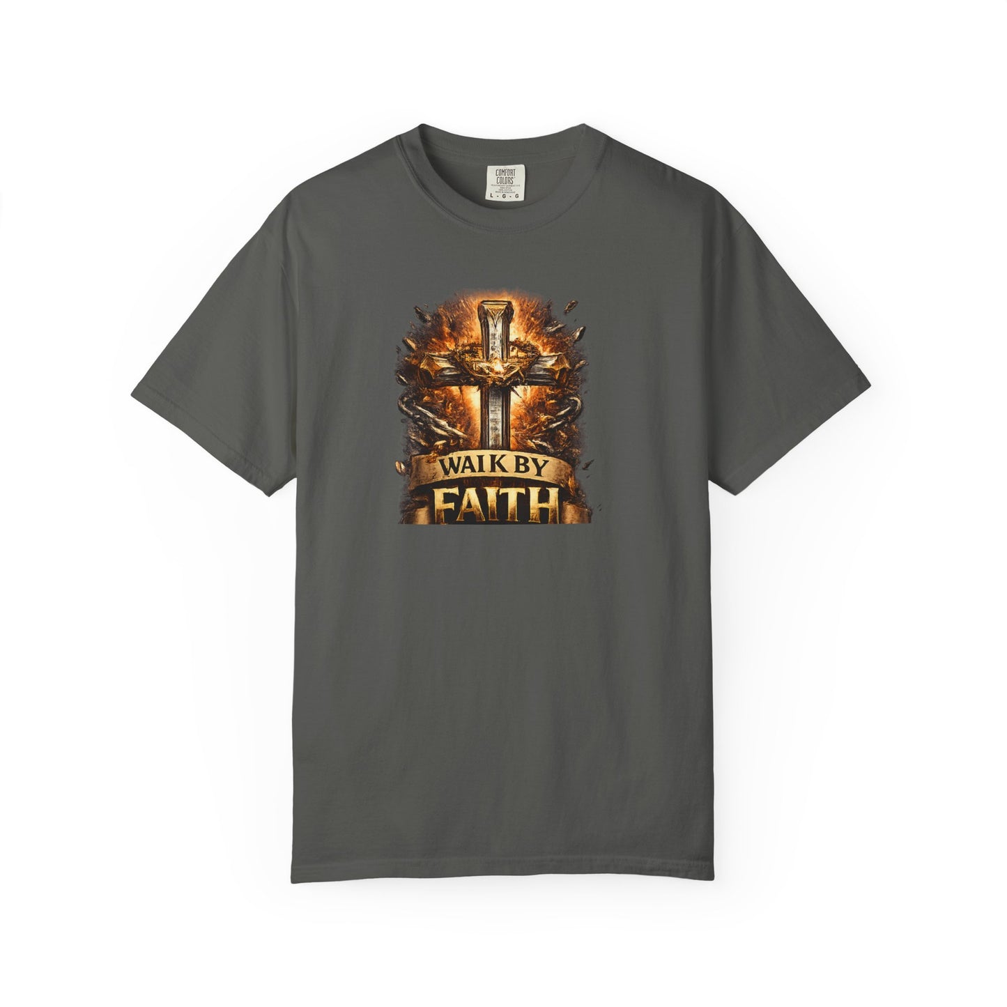 Walk By Faith T-Shirt — Christian Armor Graphic Tee