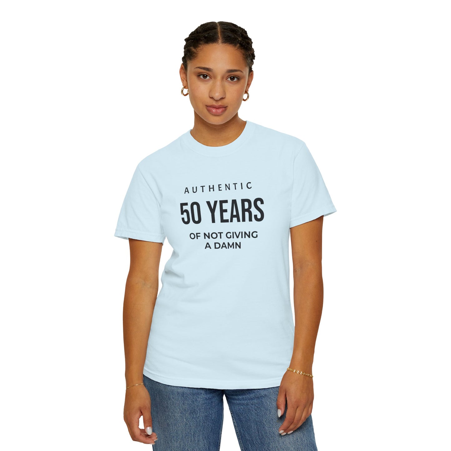 50 Years of Not Giving a Damn T-Shirt — Funny 50th Birthday Tee