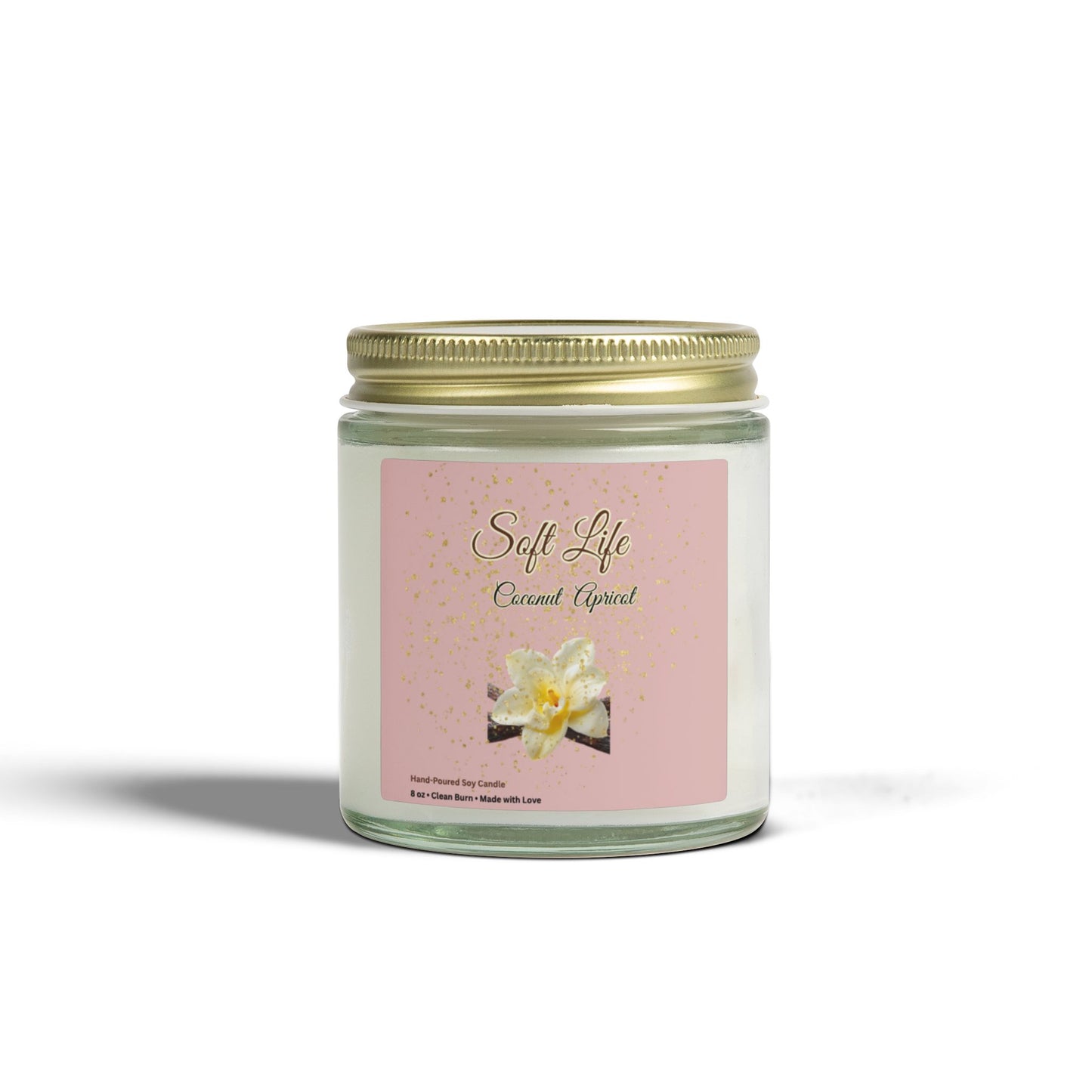 Scented Candles, Coconut Apricot Wax (4oz, 9oz)