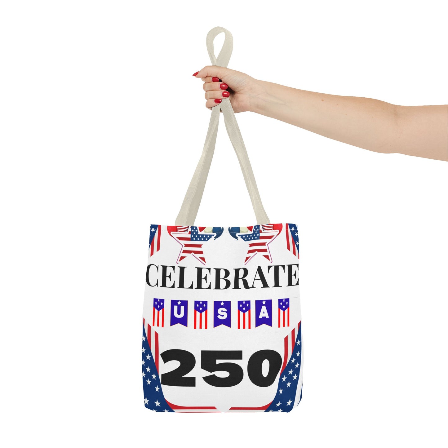 Celebrate USA 250 Tote Bag | 4th of July bag for firework
