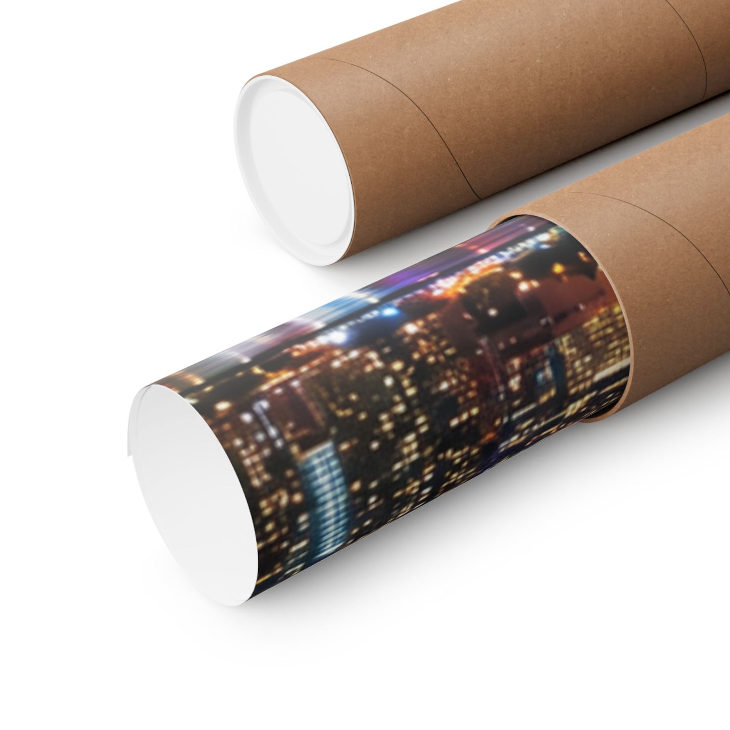 CN Tower Fireworks Matte Vertical Poster — Toronto Skyline Night Celebration Wall Art