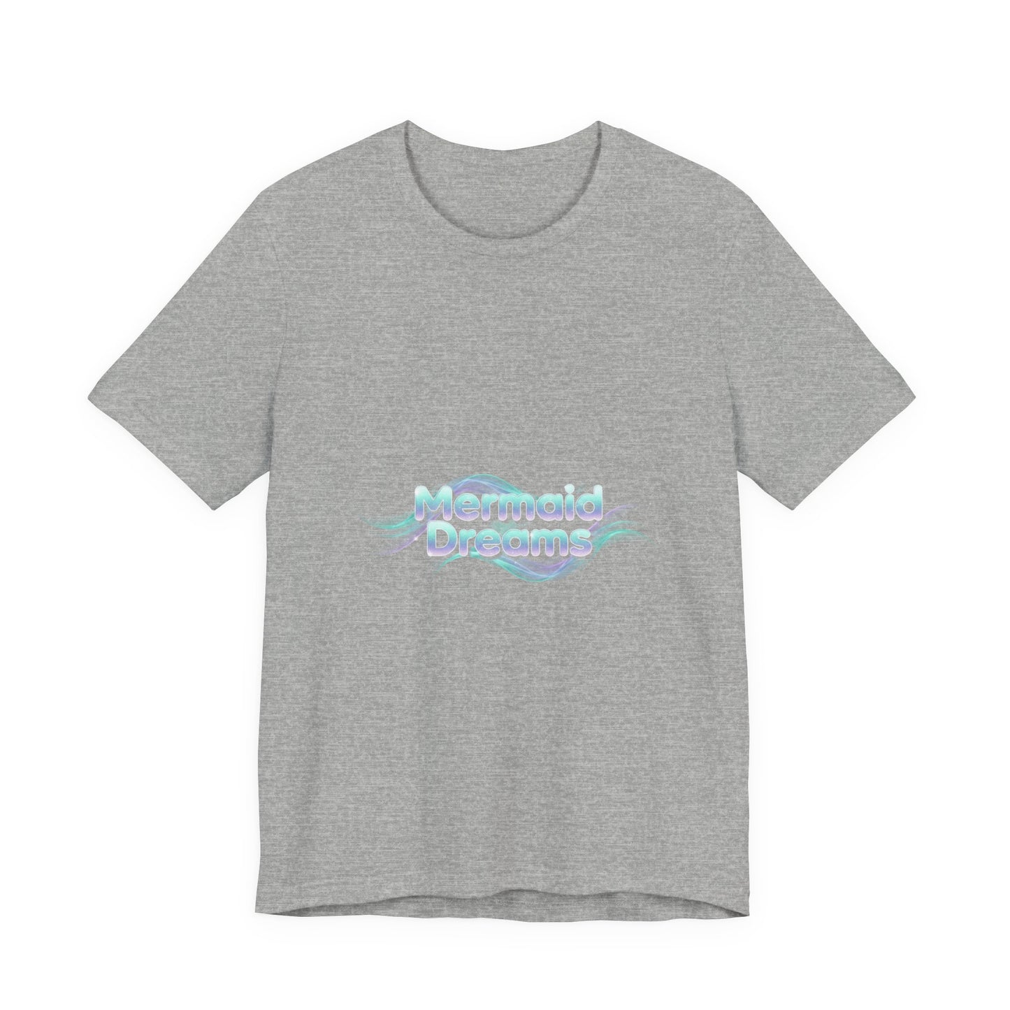 Mermaid Dreams tee | iridescent text, pearly word accent