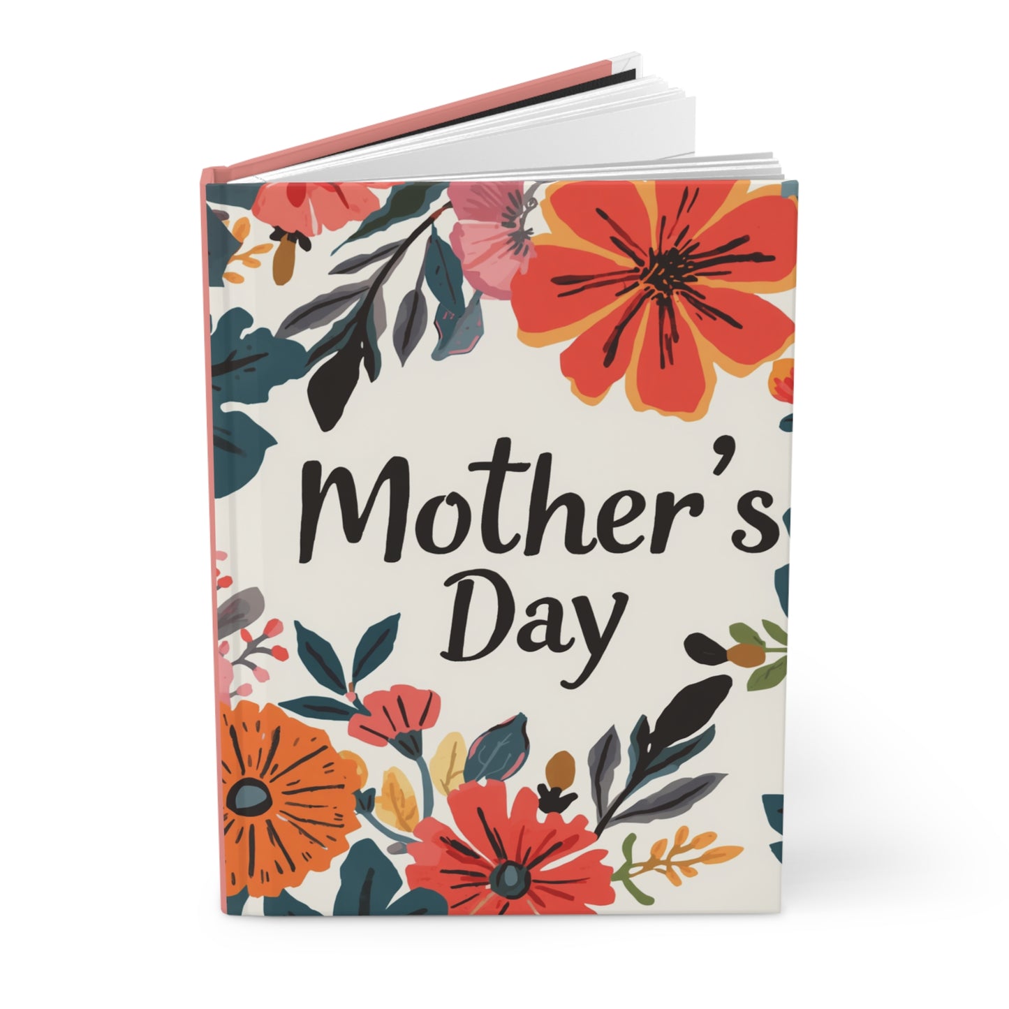Mother's Day Floral Hardcover Journal