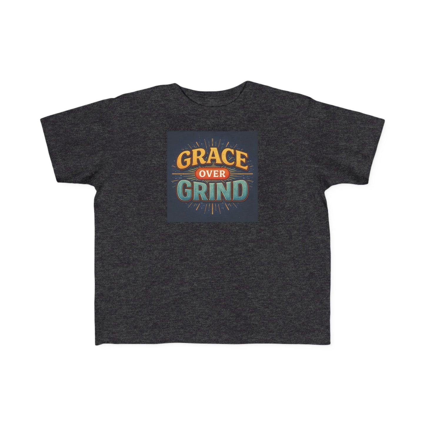 Grace Over Grind Retro Inspirational Toddler T-Shirt