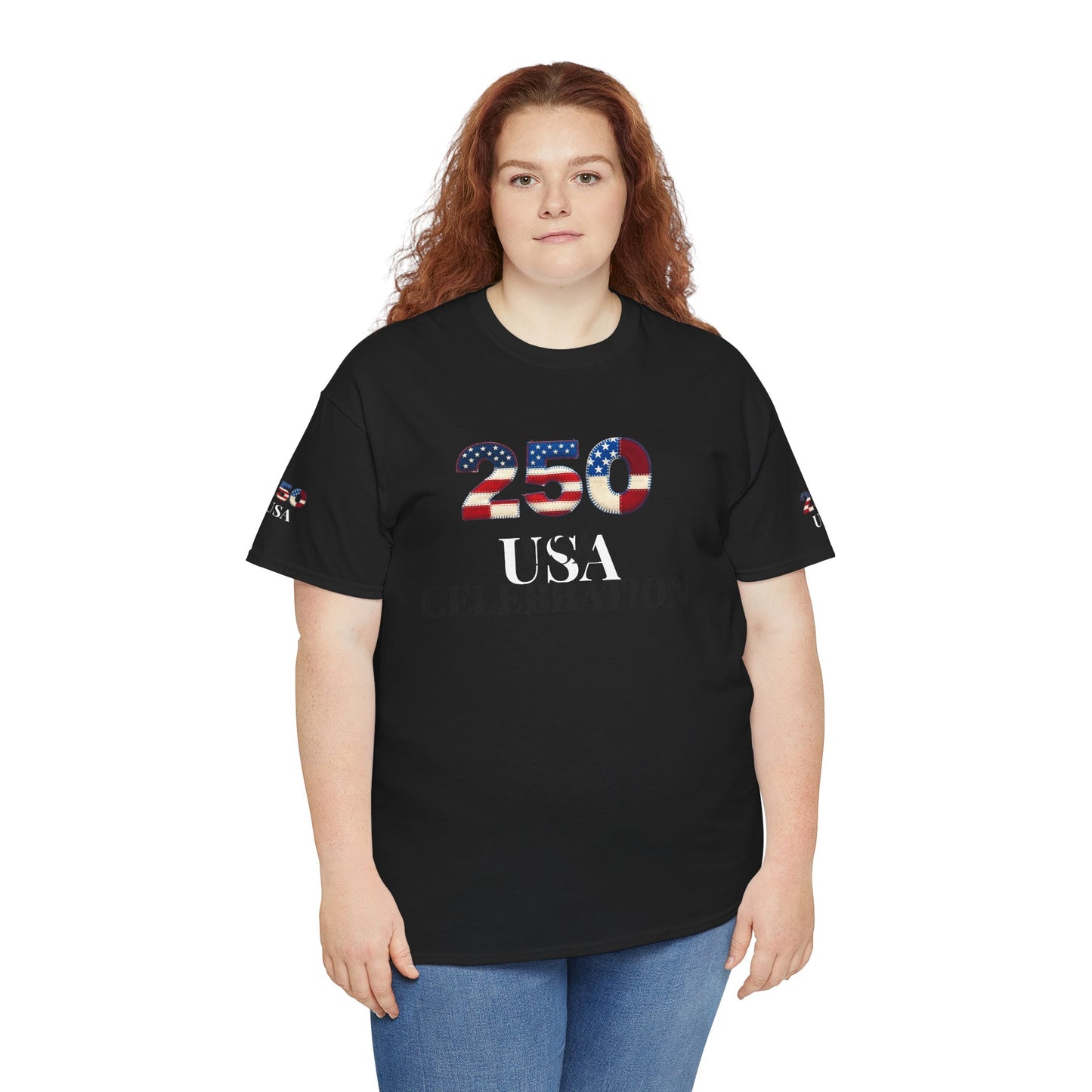 250 USA Celebration T‑Shirt — Patriotic 4th of July Tee