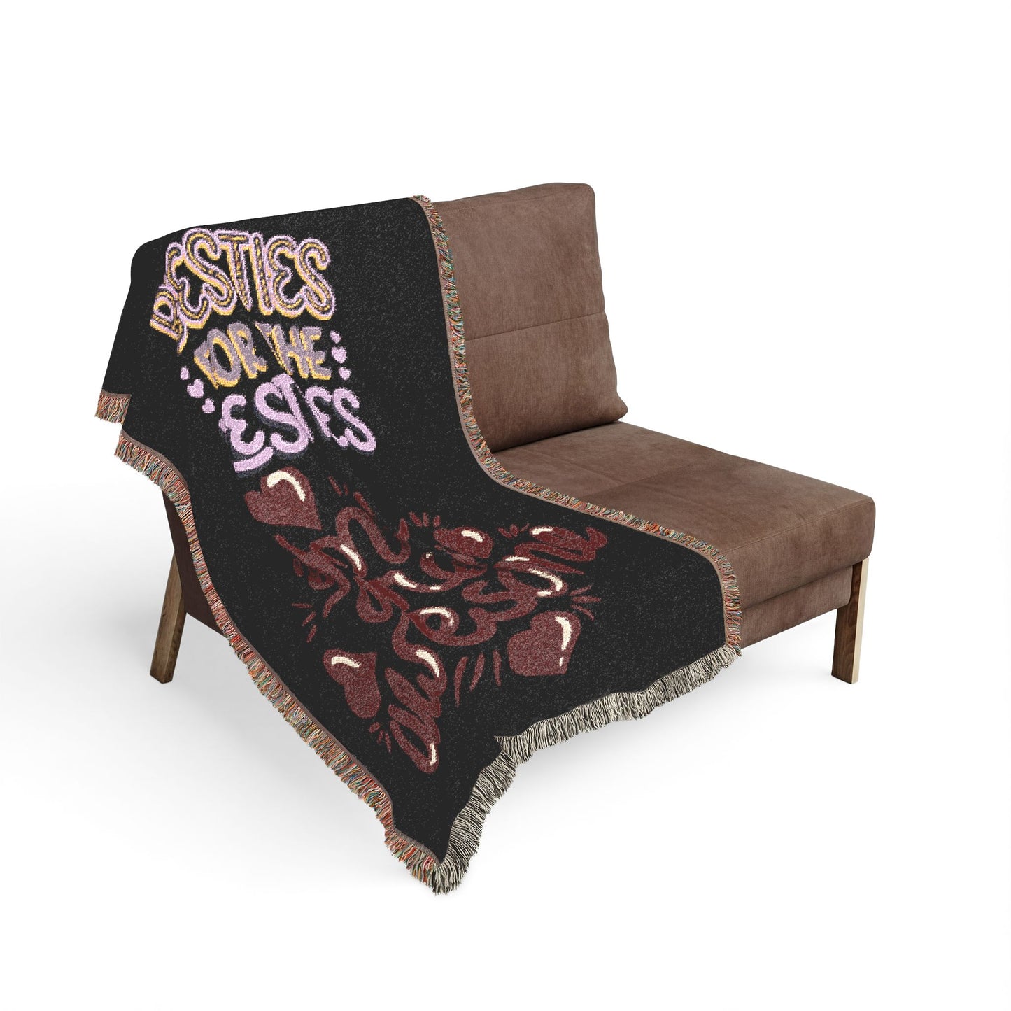 Restless for the Restless Heart Graphic Woven Blanket | Cozy Throw