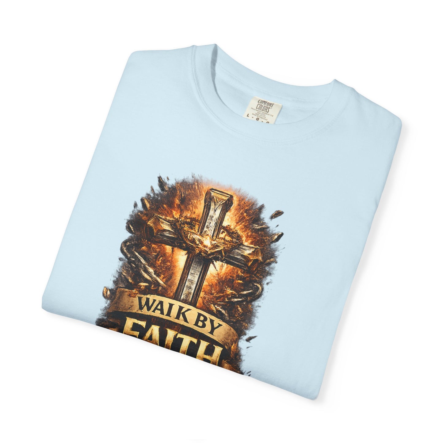 Walk By Faith T-Shirt — Christian Armor Graphic Tee