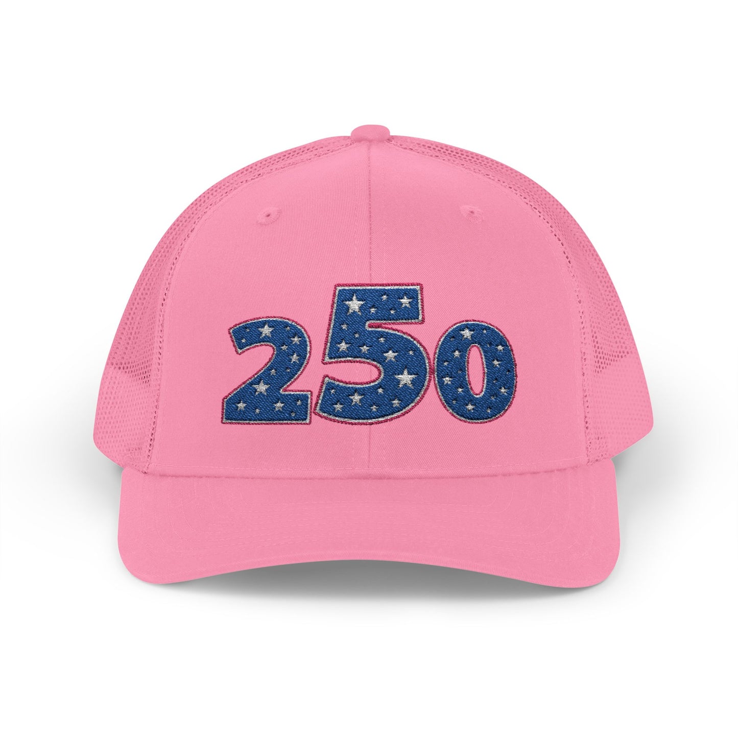Blue Glitter 250 Patch Snapback Cap | Trucker Mesh Hat