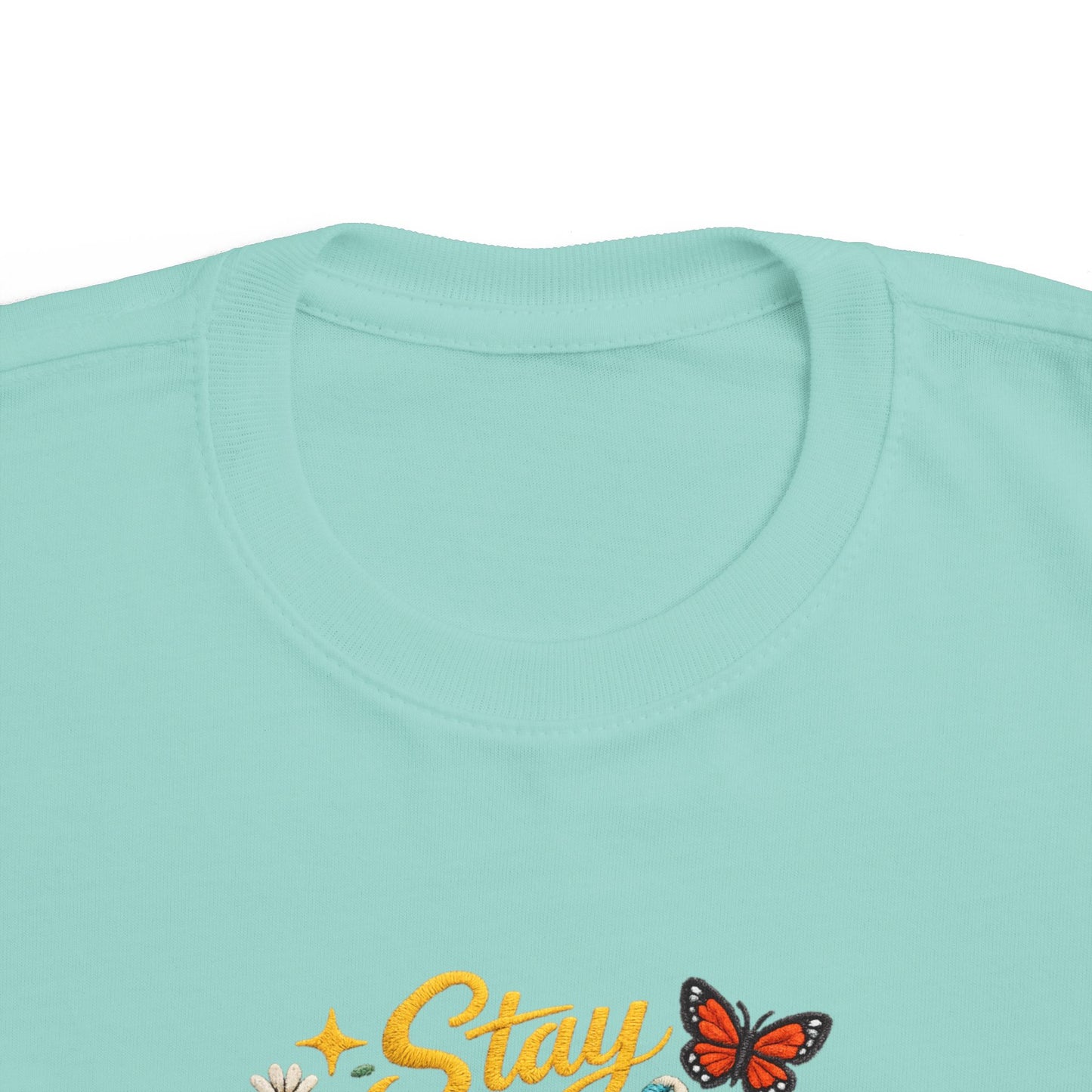 Dream Big Babe Toddler Tee | Retro Floral Butterfly Graphic