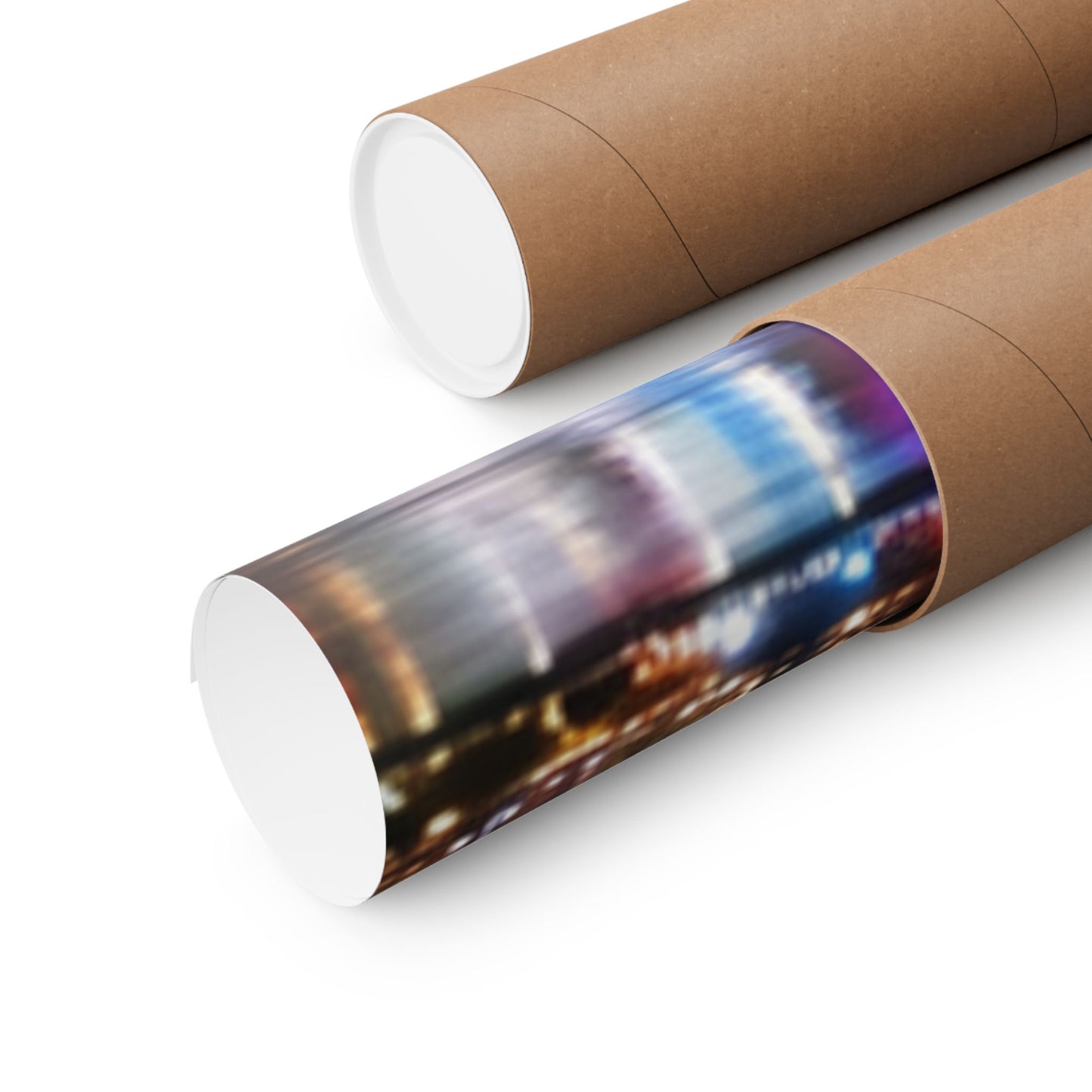 CN Tower Fireworks Matte Vertical Poster — Toronto Skyline Night Celebration Wall Art
