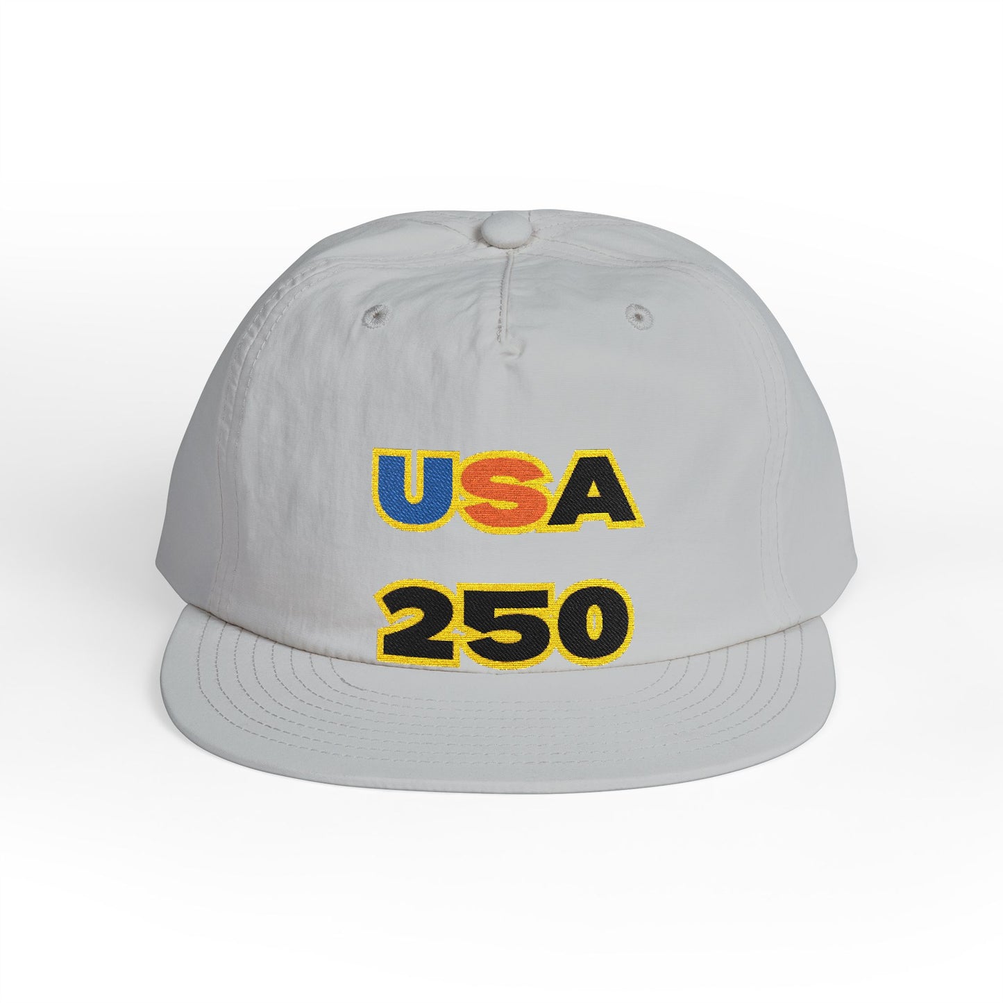USA 250 Surf Cap | Embroidered Trucker Hat, White Snapback