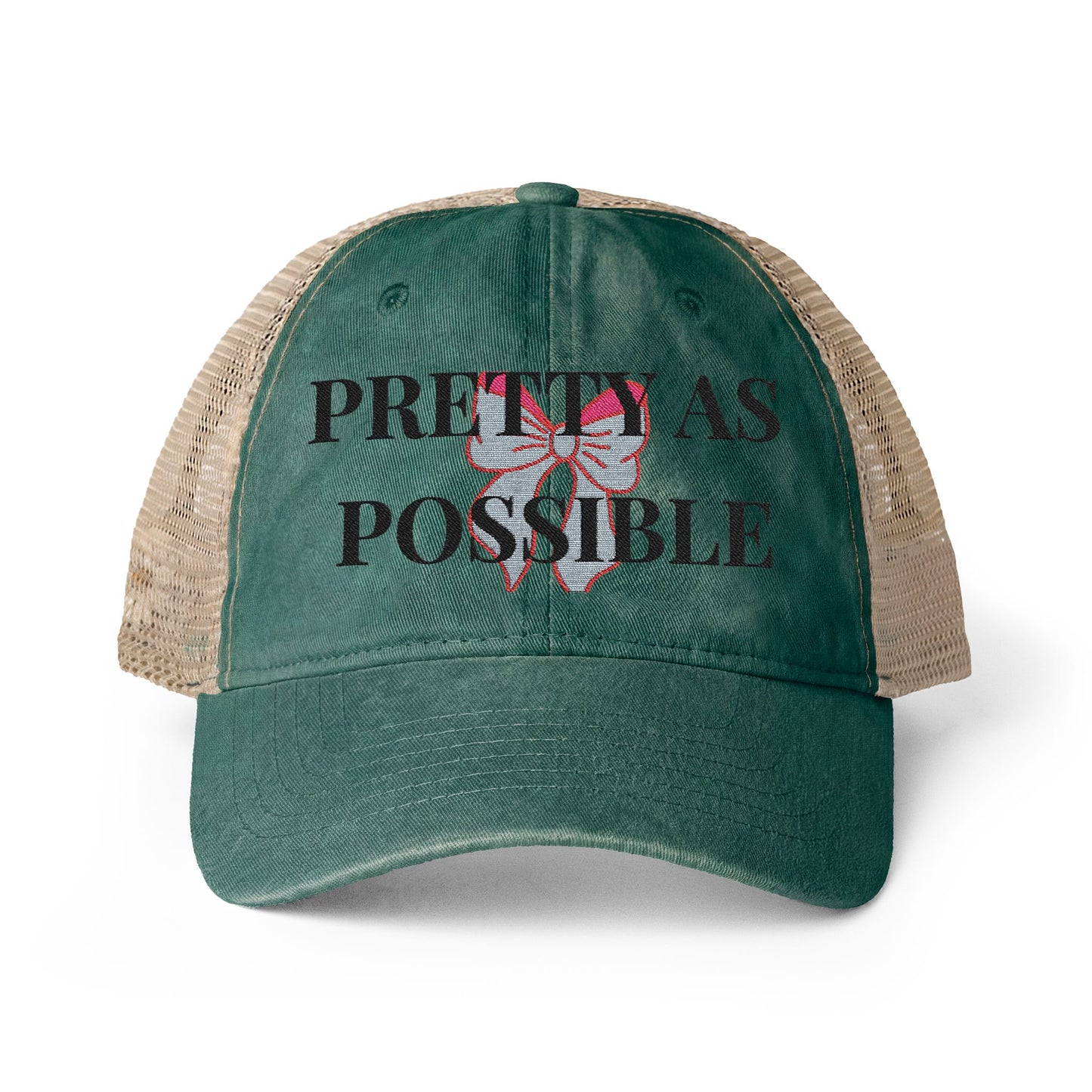 Women's Washed Mesh-Back Cap