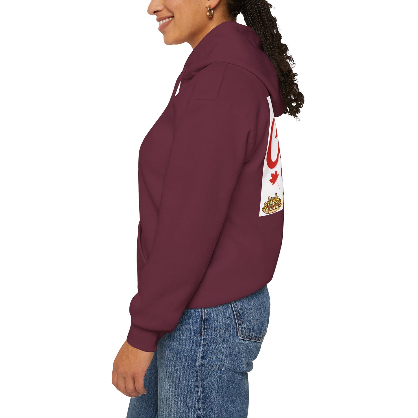 Canada Day Hoodie — "Happy Canada Day! Proud Canadian" Celebration Sweatshirt