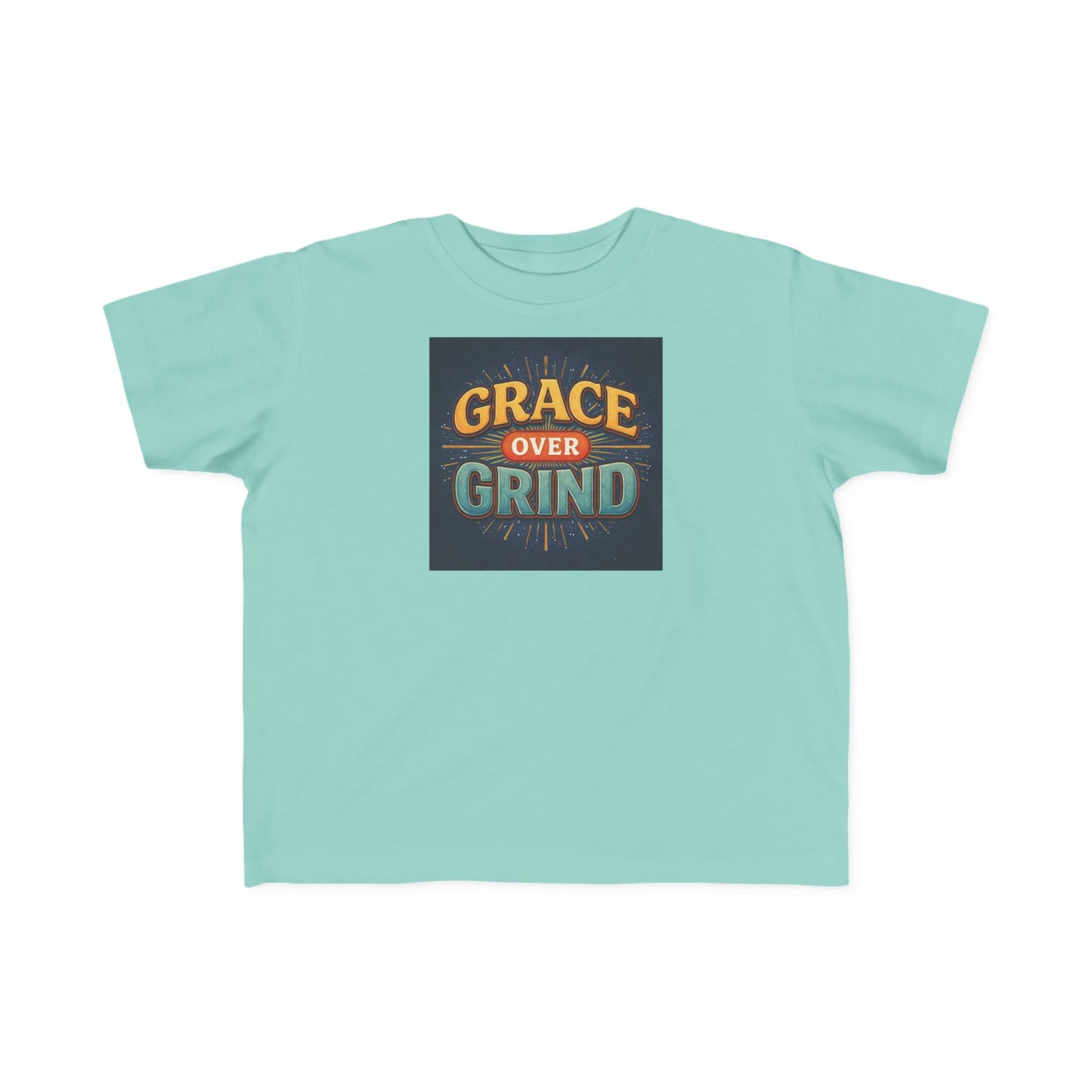 Grace Over Grind Retro Inspirational Toddler T-Shirt