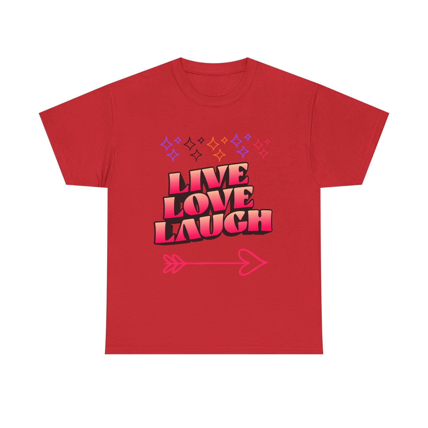 Live Love Laugh Women's Tee — Inspirational Graphic T-Shirt