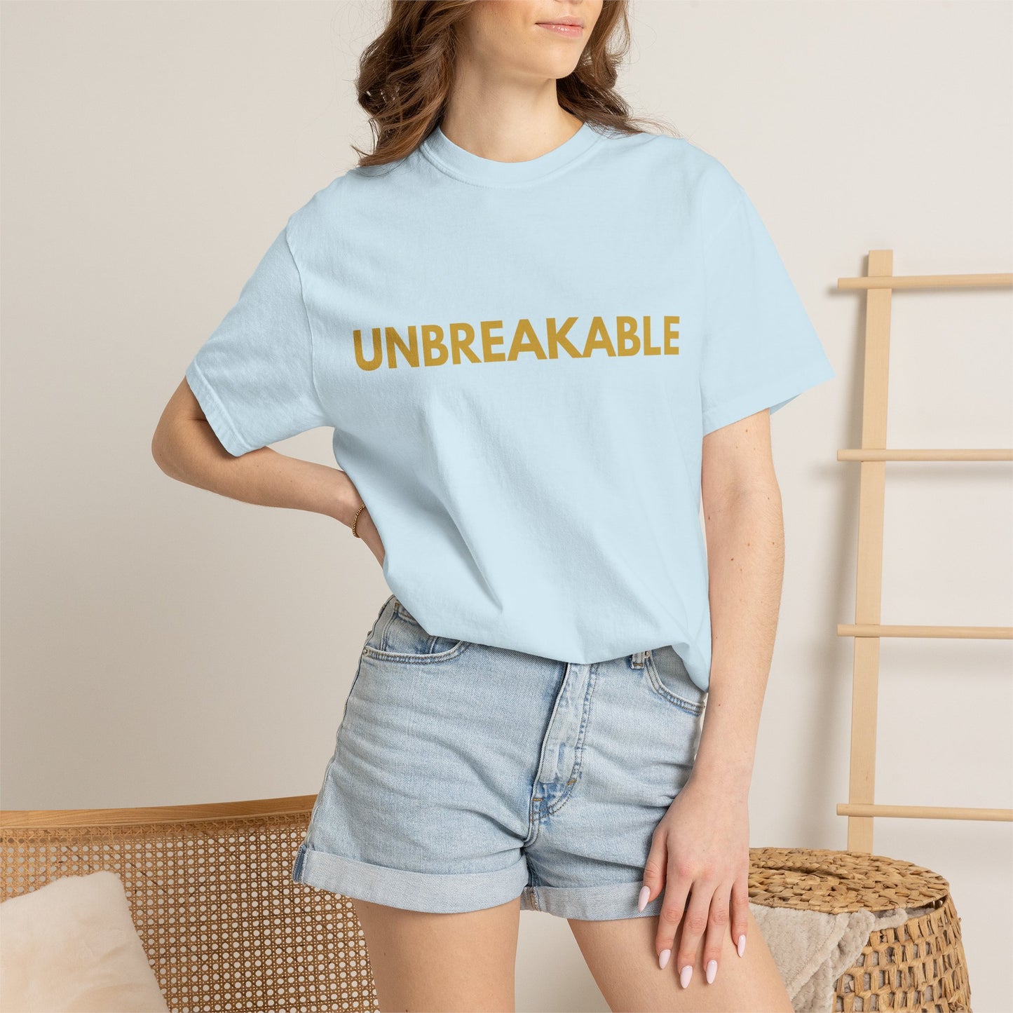 Resilience Tee — Minimalist Garment-Dyed T-Shirt for Calm Confidence