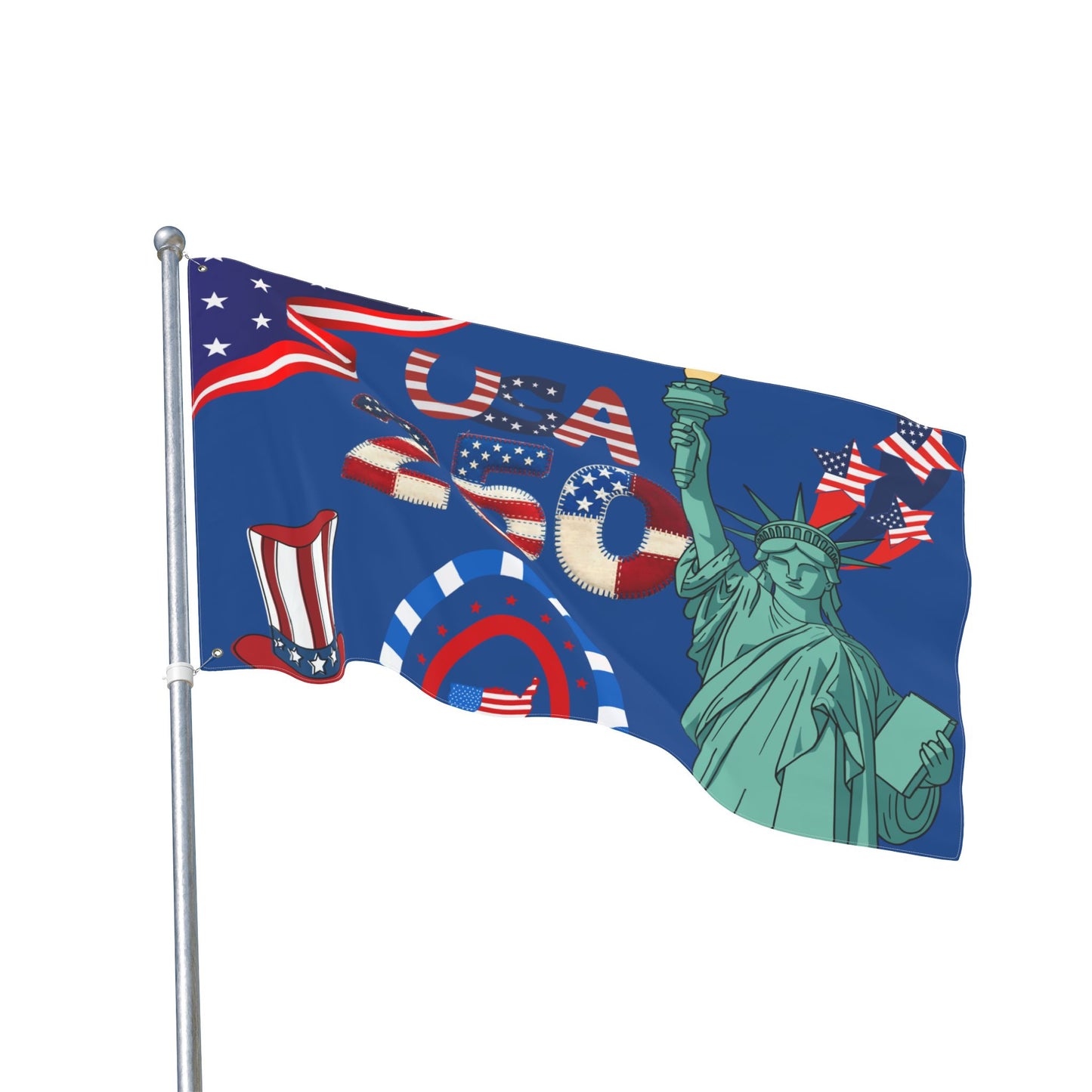 USA 250 Statue of Liberty Flag