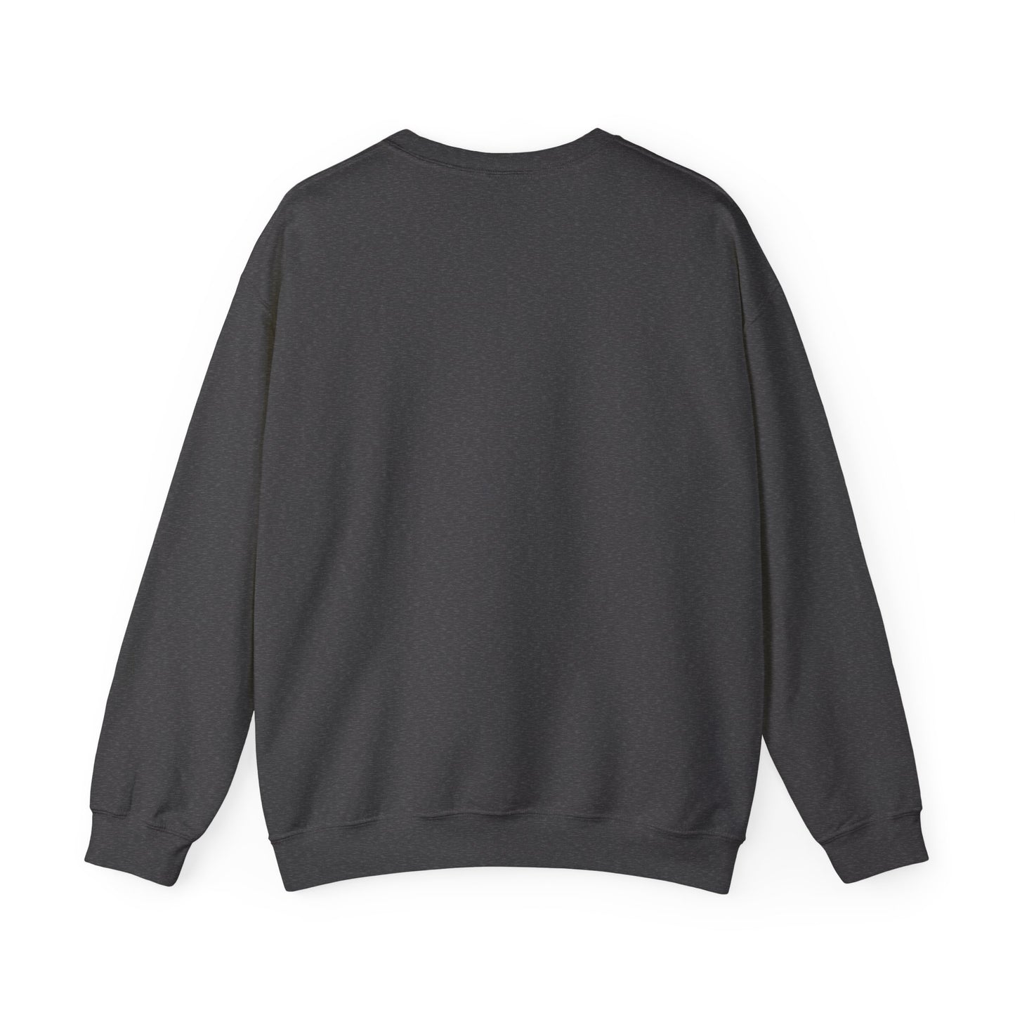 Crewneck Sweatshirt — "Covered in Grace Powered by Love" Gold Heart Design