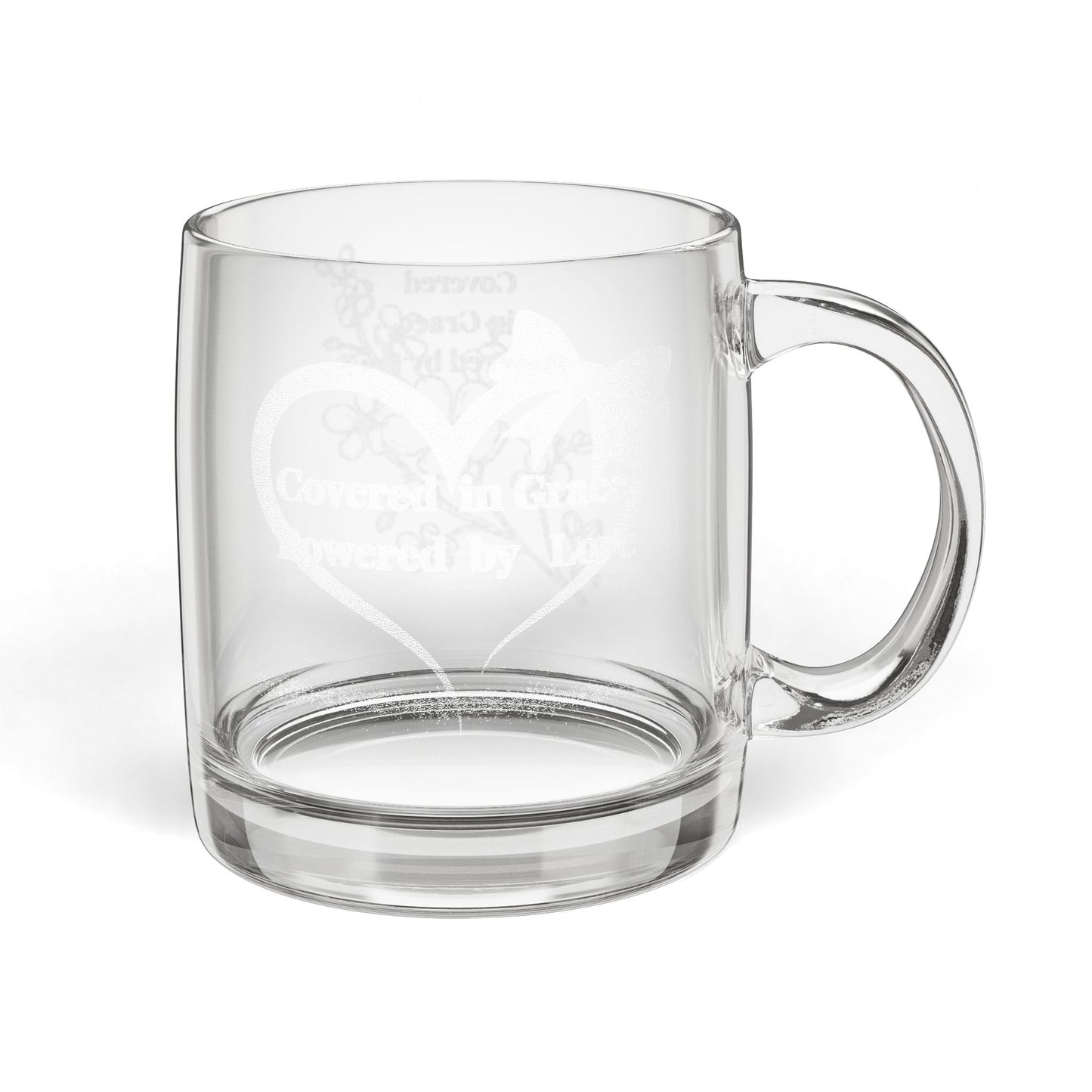 Glass Coffee Mug, 12.25oz (Engraving)
