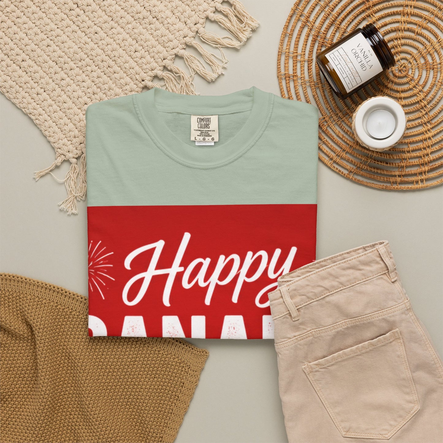 Happy Canada Day T-Shirt — Red Maple Leaf Canada Day Tee
