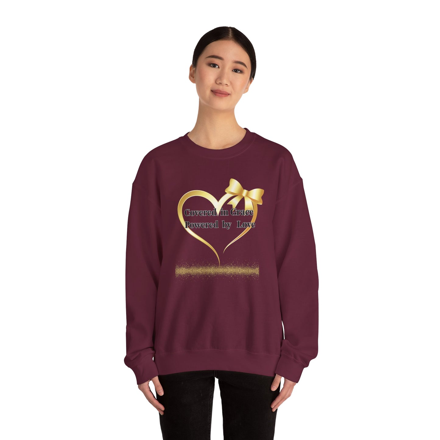 Our Queen Crewneck Sweatshirt — Gold Crown Graphic Pullover