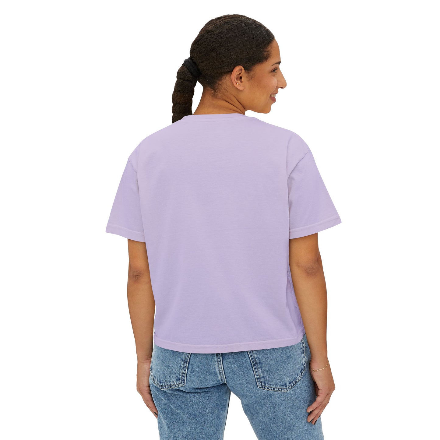 Fearless Female Raised Fist Graphic T-Shirt | Boxy Tee