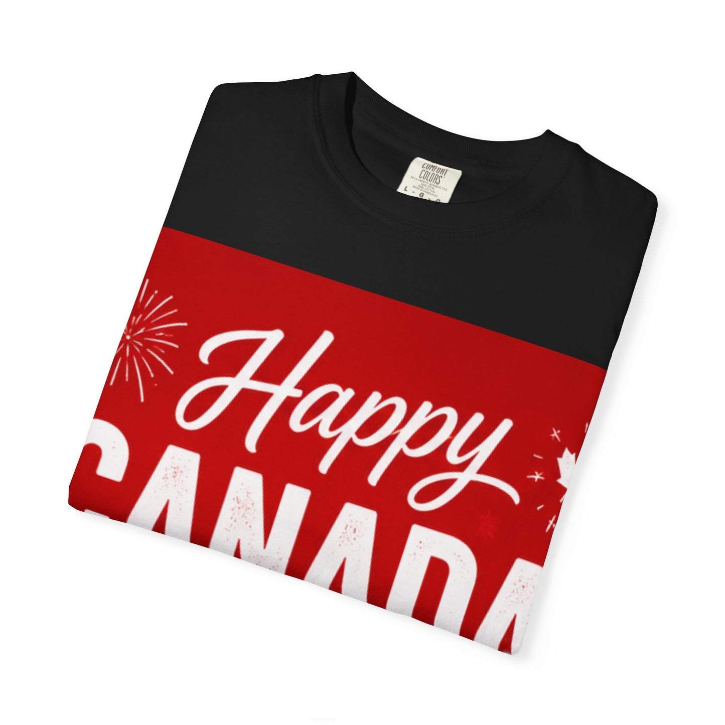 Happy Canada Day T-Shirt — Red Maple Leaf Canada Day Tee