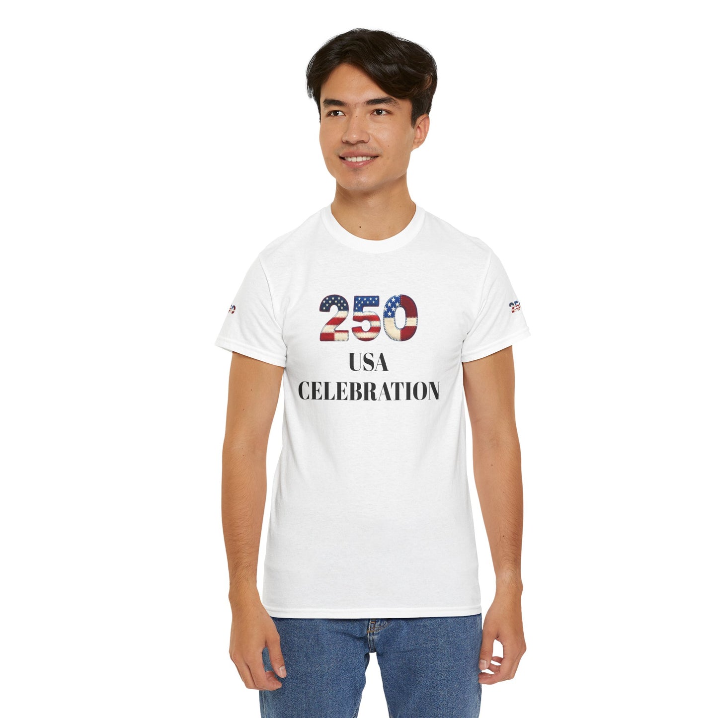 250 USA Celebration T‑Shirt — Patriotic 4th of July Tee