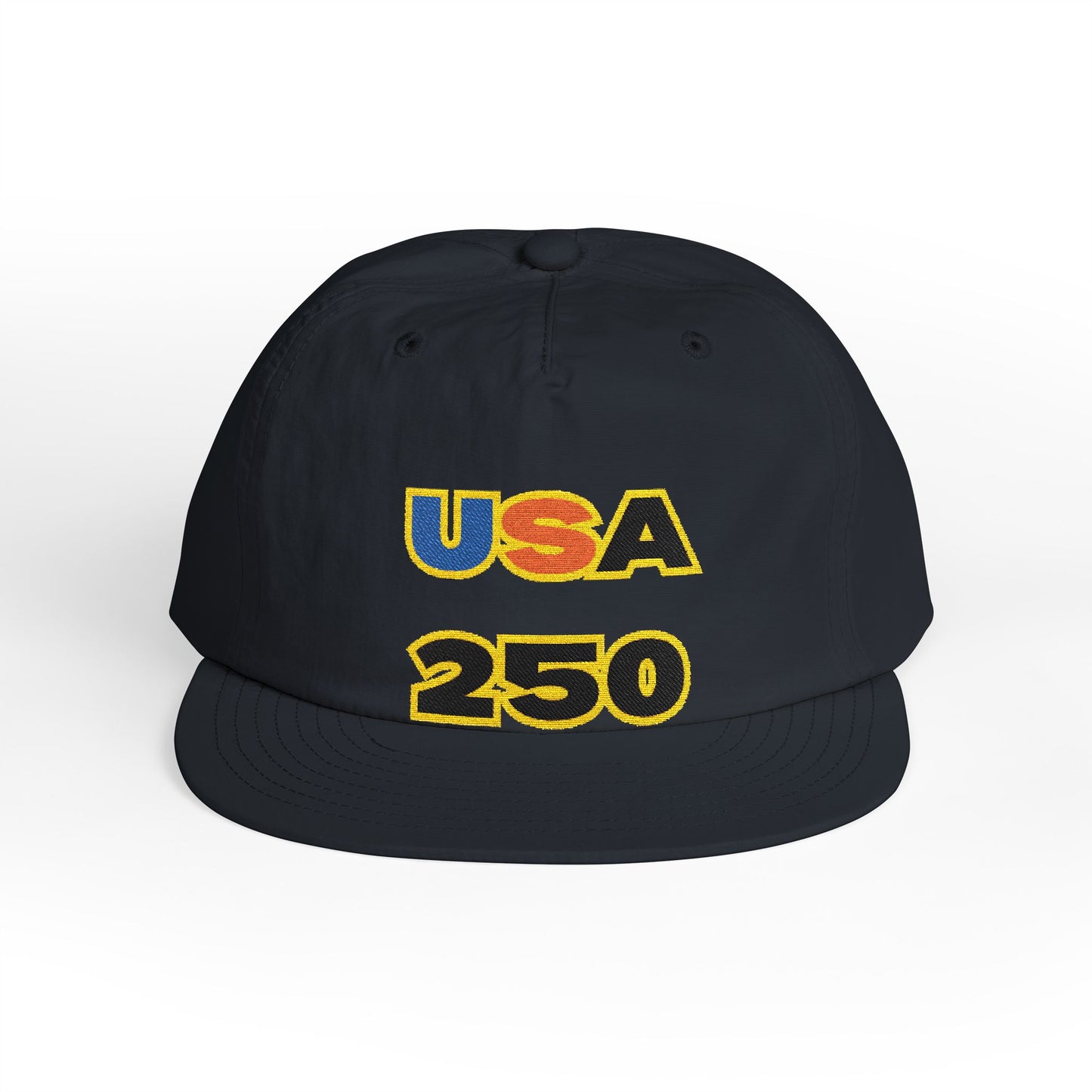 USA 250 Surf Cap | Embroidered Trucker Hat, White Snapback