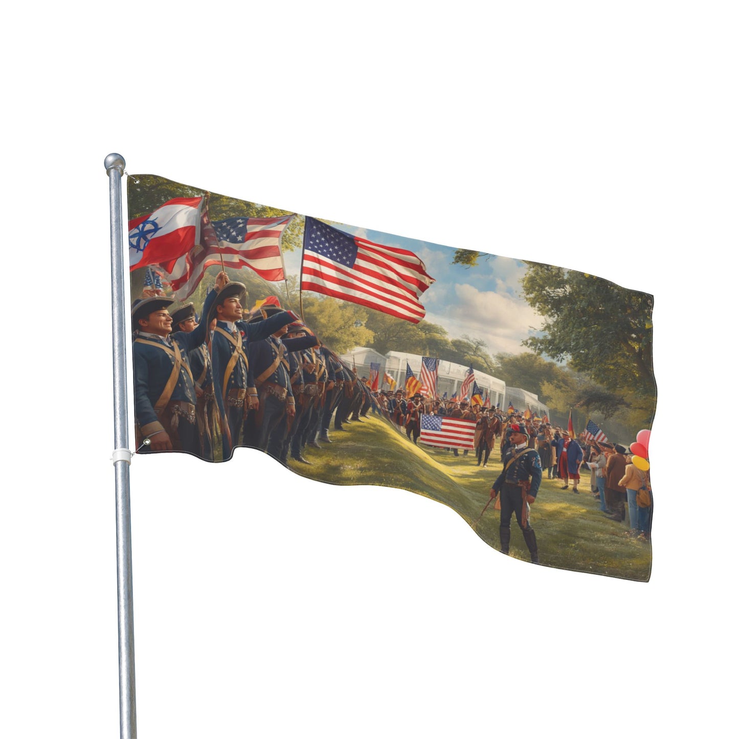 Historic usa flag
