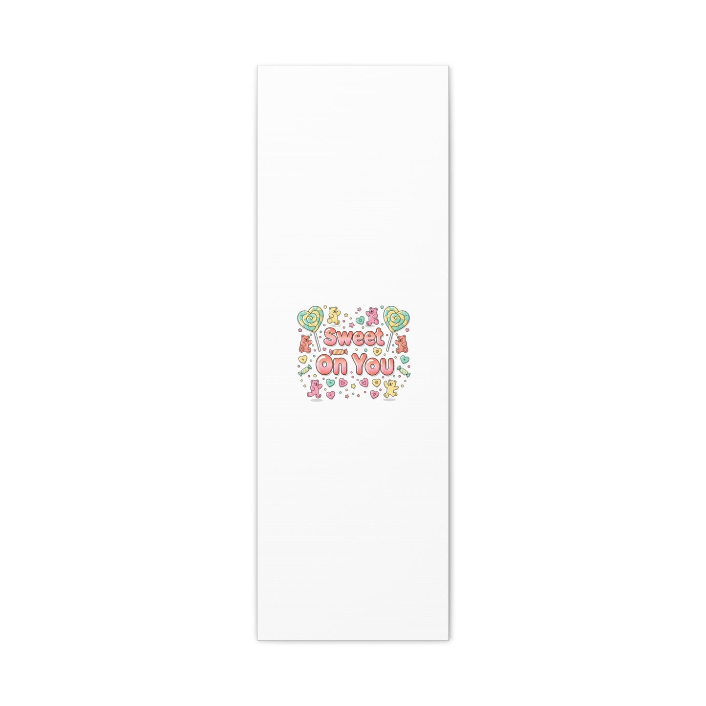 Sweet On You Canvas | Valentine Candycore heart candy pattern, pastel snackcore art
