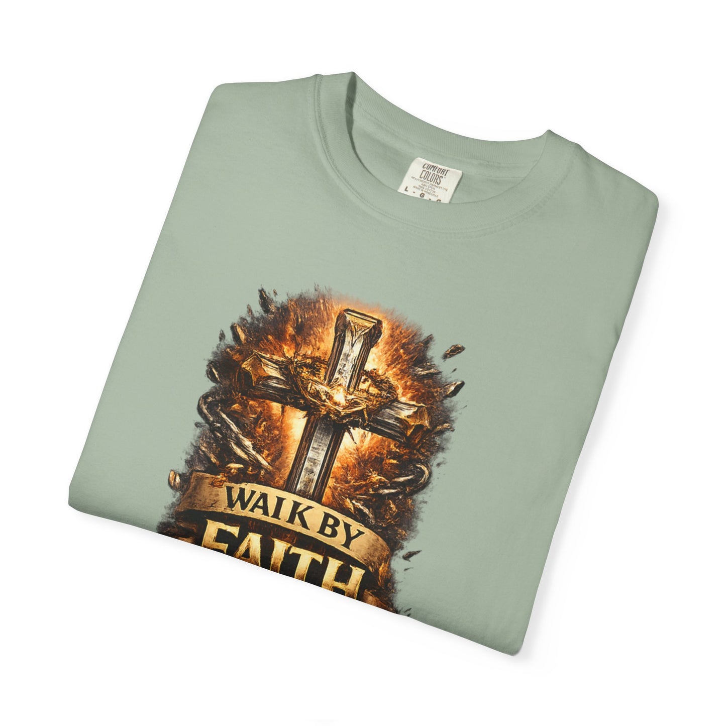 Walk By Faith T-Shirt — Christian Armor Graphic Tee