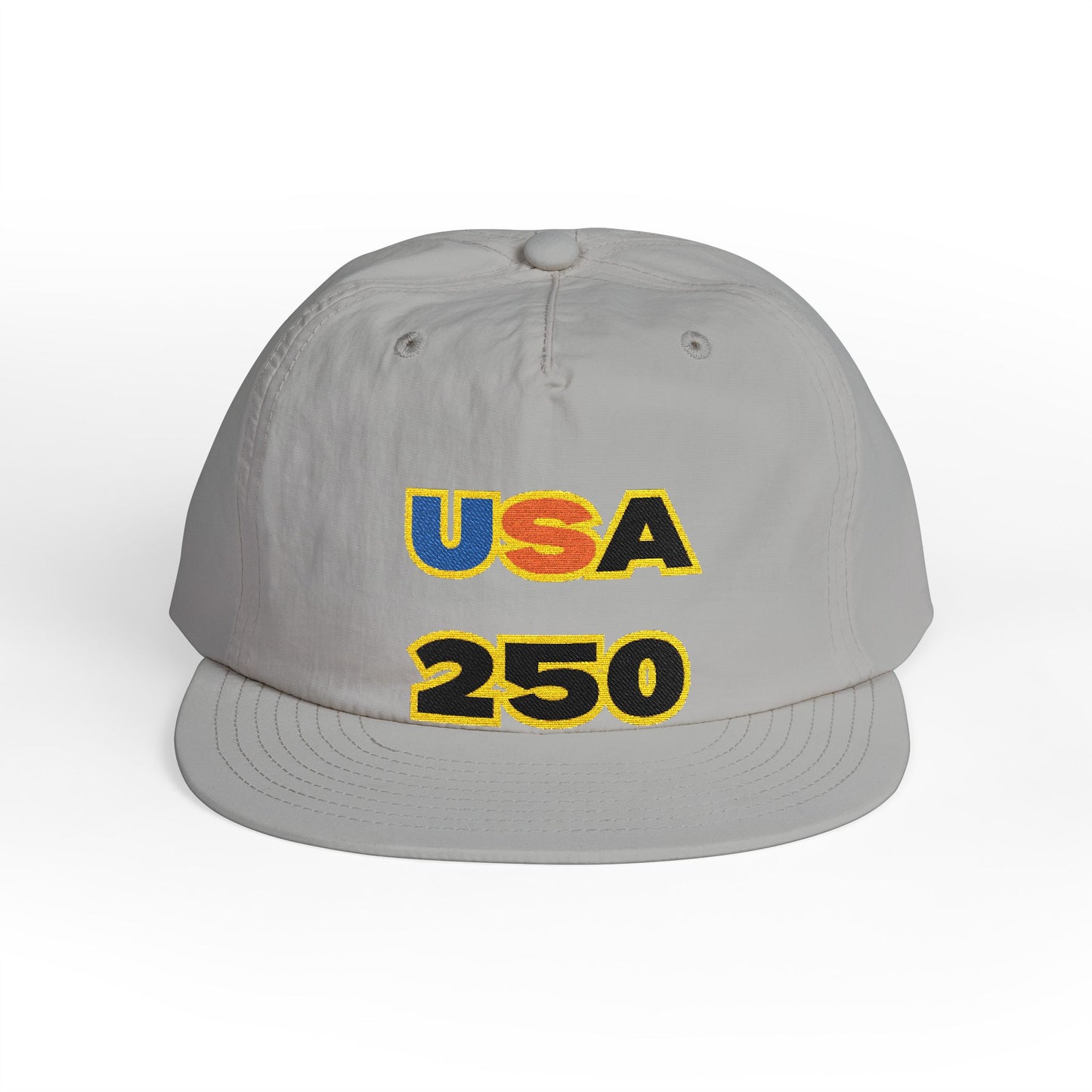 USA 250 Surf Cap | Embroidered Trucker Hat, White Snapback